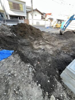 静岡県事務所新築工事 基礎周辺埋め戻し👷♂️