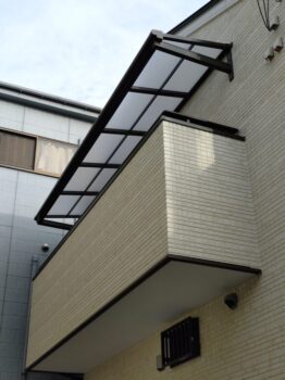 江戸川区N様邸 ベランダ屋根
