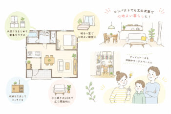 20坪でも快適に暮らす間取りの工夫