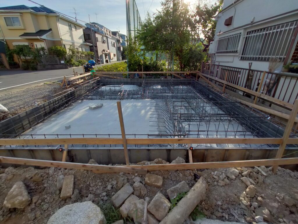 江戸川区新築注文住宅 T 様邸 基礎工事👷