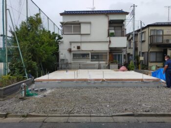 江戸川区新築注文住宅土台