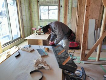 江戸川区K様邸 階段施工👷