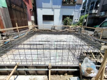江戸川区N様邸配筋