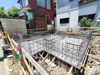 江戸川区N様邸配筋