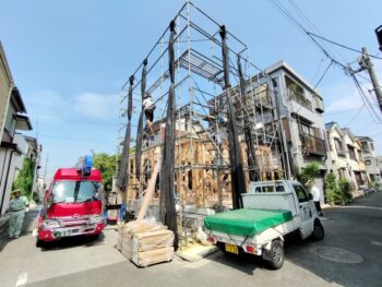江戸川区N様邸上棟