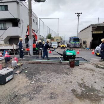 江戸川区N様邸道路切り下げ工事
