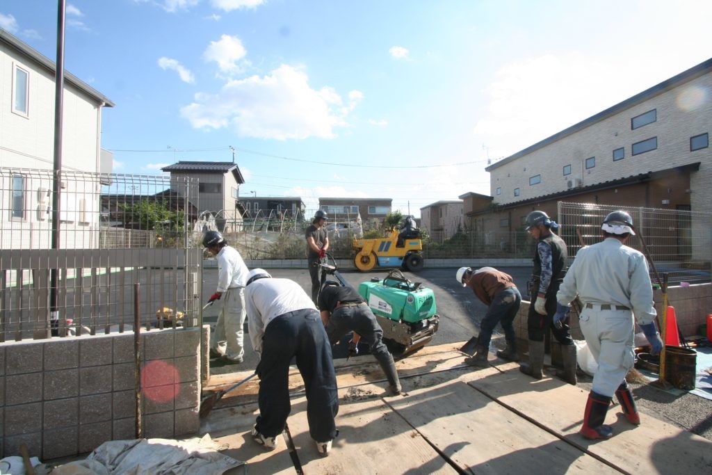 りあん保育園　駐車場舗装工事完了しました！