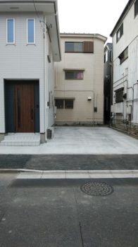 江戸川区新築建て替え注文住宅S様邸　外構工事🏡