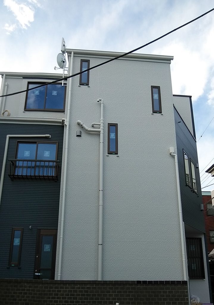 墨田区新築建て替え注文住宅H様邸 完成間近🏡