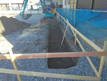 静岡県事務所新築工事 根伐り👷♂️