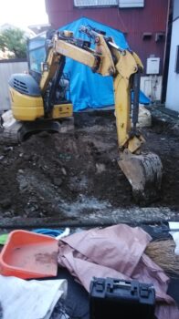 江戸川区N様邸根切り