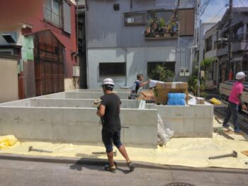 江戸川区N様邸　基礎立上り👷‍♂️