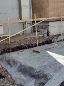 江戸川区N様邸　防湿シートと捨てコン工事👷‍♂️