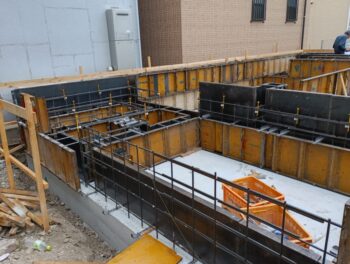 江戸川区N様邸基礎立ち上がり