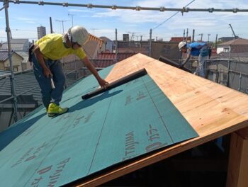 江戸川区N様邸　屋根ルーフィング工事👷‍♂️