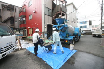 墨田区新築建て替え住宅H様邸　基礎工事が進んでいます👷