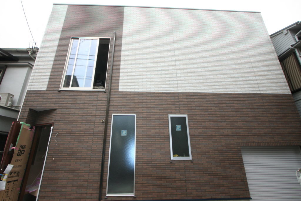 足立区新築注文住宅S様邸 素敵な外観お目見え🏡