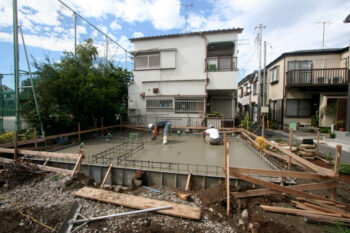 江戸川区新築注文住宅T様邸　配筋工事👷