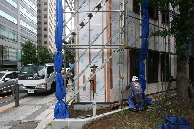 墨田区の新築現場より