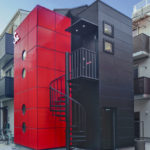 都心住宅地に建つ事務所兼用住宅