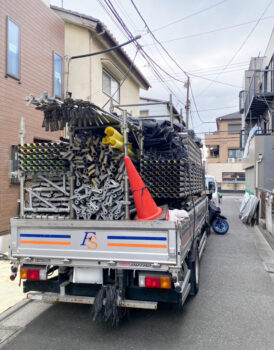 江戸川区O様邸 足場撤去👷♂️