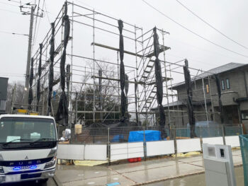八千代市A様邸 足場👷♂️