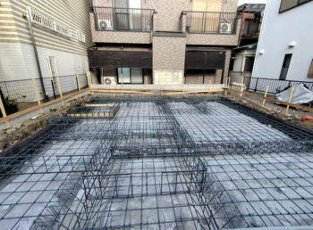江戸川区K様邸 基礎工事 配筋👷♂️