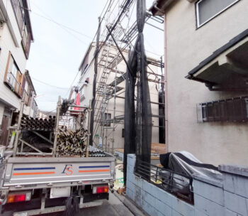 江戸川区O様邸 足場組立工事