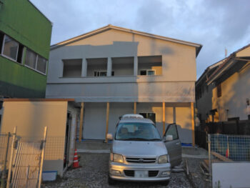 静岡県事務所新築工事外観