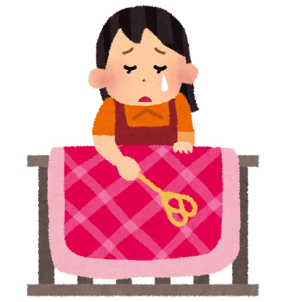 部屋干しがおすすめ