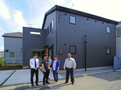 江戸川区　注文住宅　3階建て　狭小住宅